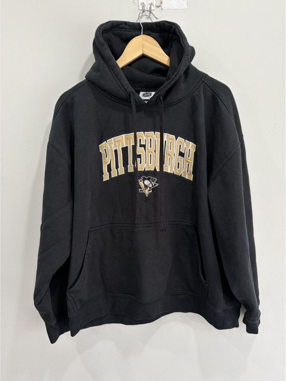 Vintage Pittsburgh Sweater hoodie spellout penguins Xxl